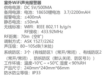 聲光報(bào)警器